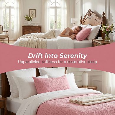 Pillow Protectors with Envelope Standard Size 2 Pcs, Breathable Cotton Throw Pillow Covers