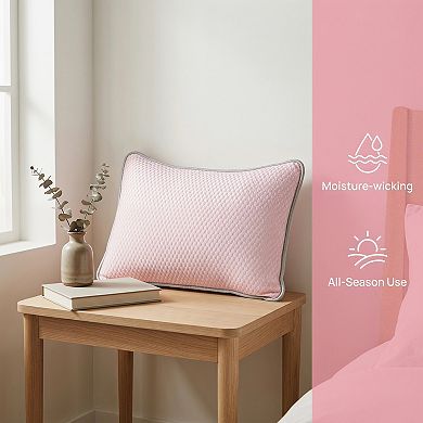 Standard-size Envelope-style Pillow Protector, 2-pack, Hypoallergenic Polyester Quilted