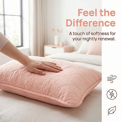 Envelope-style Pillow Protector, 1 Pack,Polyester Quilted Pillow Protector