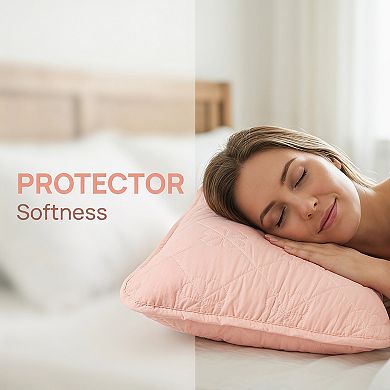 Envelope-style Pillow Protector, 1 Pack,Polyester Quilted Pillow Protector