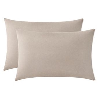 Standard-size Zippered Pillow Protector(2-pack), Waterproof Thin Polyester