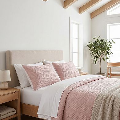 Pillow Protectors with Envelope Standard Size 2 Pcs, Hypoallergenic Cotton Throw Pillow Covers