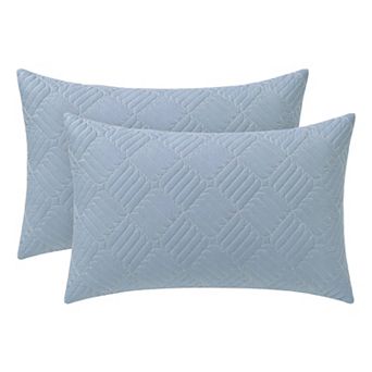 Pillow Protectors with Envelope Standard Size 2 Pcs, Hypoallergenic Cotton Throw Pillow Covers