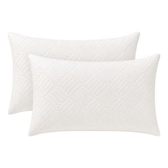 Pillow Protectors with Envelope Standard Size 2 Pcs, Hypoallergenic Cotton Throw Pillow Covers