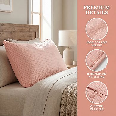 Envelope-style Pillow Protector, 1 Pack Polyester Quilted Pillow Protector