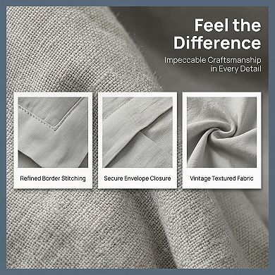 2 Pack Silk Pillowcase, Smooth Cooling Pillow Cases Envelope Closure, Pillow Covers for Women Men