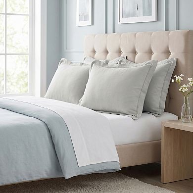 2 Pack Silk Pillowcase, Smooth Cooling Pillow Cases Envelope Closure, Pillow Covers for Women Men