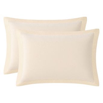 2 Pack Silk Pillowcase, Smooth Cooling Pillow Cases Envelope Closure, Pillow Covers for Women Men