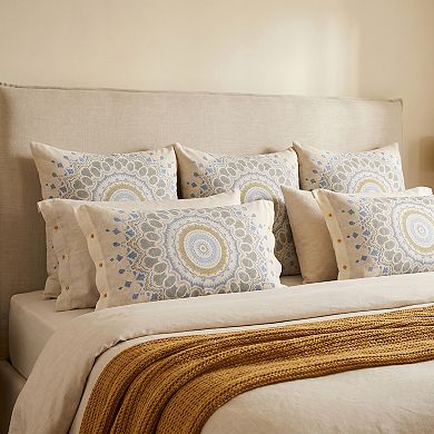 2 Pcs Cotton Pillowcase Smooth Cooling Pillow Envelope Closure Wrinkle Resistant Durable Pillowcases