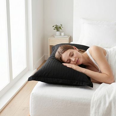2 Pack Polyester Pillowcase Smooth Cooling Pillowcases Envelope Closure Wrinkle Resistant Pillowcase
