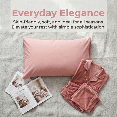 Single-Layer Envelope-Style Pillow Protector, 2-pack, Thin Polyester, Suitable for Home