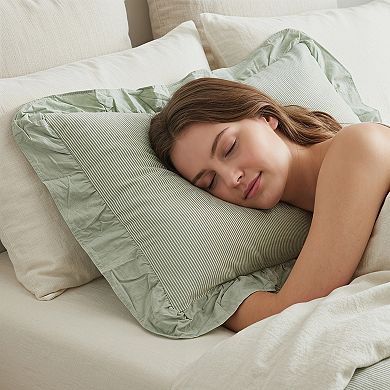 2 Pcs Cotton Pillowcase, Pillow Cases Envelope Closure, Wrinkle Resistant Pillowcases