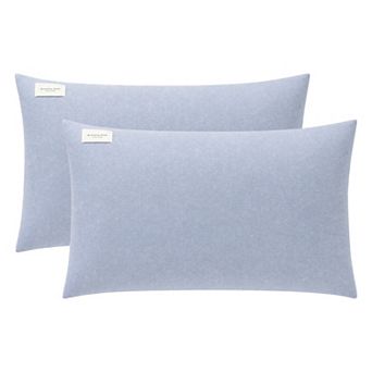 2 Pack Cotton Pillowcase, Colling Wrinkle Resistant Durable Pillow Cases Envelope Closure, Unisex