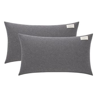 2 Pack Cotton Pillowcase, Colling Wrinkle Resistant Durable Pillow Cases Envelope Closure, Unisex
