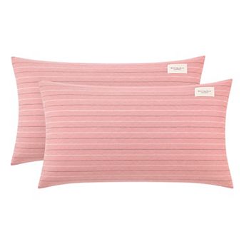 2 Pack Cotton Pillowcase, Colling Wrinkle Resistant Durable Pillow Cases Envelope Closure, Unisex