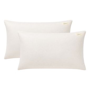 2 Pack Cotton Pillowcase, Colling Wrinkle Resistant Durable Pillow Cases Envelope Closure, Unisex