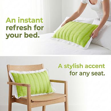 2 Pack Polyester Pillowcase Smooth Pillowcases Envelope Closure Wrinkle Resistant Durable Pillowcase