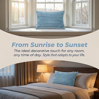 2 Pack Polyester Pillowcase, Envelope Closure Wrinkle Resistant Durable Bedding Pillowcases