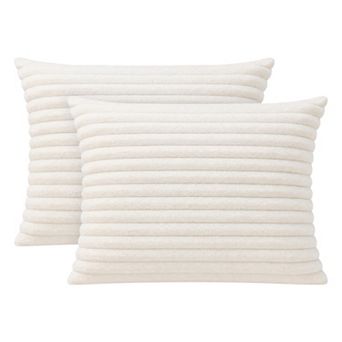 2 Pack Polyester Pillowcase, Envelope Closure Wrinkle Resistant Durable Bedding Pillowcases