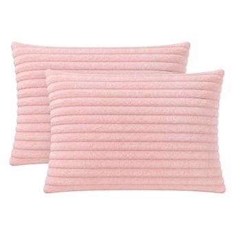 2 Pack Polyester Pillowcase, Envelope Closure Wrinkle Resistant Durable Bedding Pillowcases