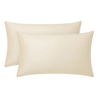 2 pc Cotton Pillowcase, Smooth Cooling Envelope Closure, Wrinkle Resistant Pillowcases