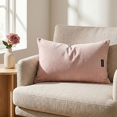 2 Pack Fabric Pillowcase, Smooth Cooling Pillowcases Envelope Closure, Wrinkle Resistant