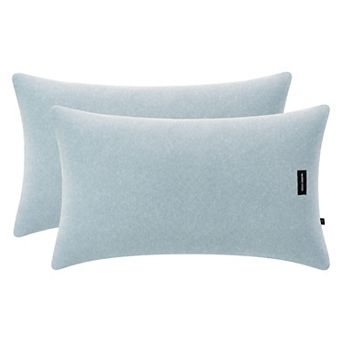 2 Pack Fabric Pillowcase, Smooth Cooling Pillowcases Envelope Closure, Wrinkle Resistant