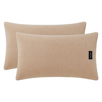 2 Pack Fabric Pillowcase, Smooth Cooling Pillowcases Envelope Closure, Wrinkle Resistant