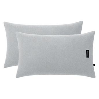 2 Pack Fabric Pillowcase, Smooth Cooling Pillowcases Envelope Closure, Wrinkle Resistant