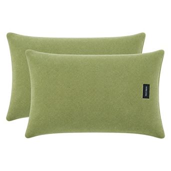 2 Pack Fabric Pillowcase, Smooth Cooling Pillowcases Envelope Closure, Wrinkle Resistant