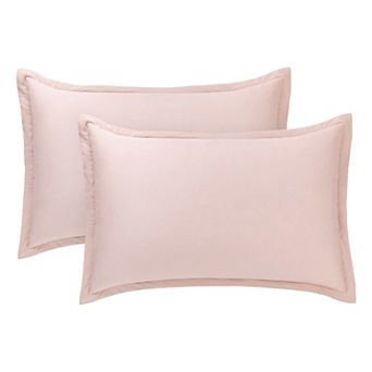 2 Pack Cotton Pillowcase, Smooth Comfortable Envelope Closure Wrinkle Resistant Durable Pillowcases