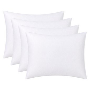 20"x26" 4-Pack Polyester Envelope Pillow Protectors, Breathable Hypoallergenic for Home & Hotel