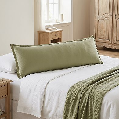 20"x59" 1-Piece Soft Cooling Cotton Body Pillowcase, Breathable & Wrinkle Resistant