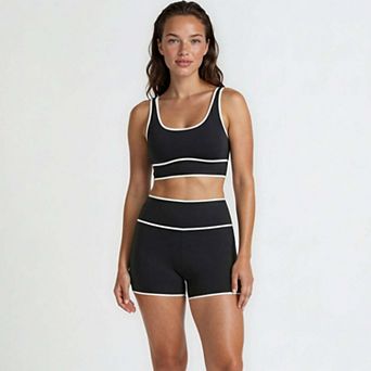 Women's Long Line SwimBra Two-Toned Collection
