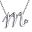 M Silver Tone