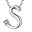 S Silver Tone