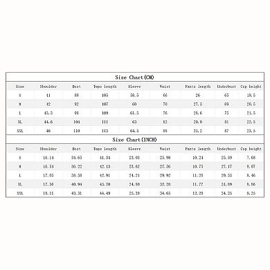 Women Abstract Geometric 3 Piece Swimsuit Drawstring Bikini Boyshort Long Sleeve Cover Up Set