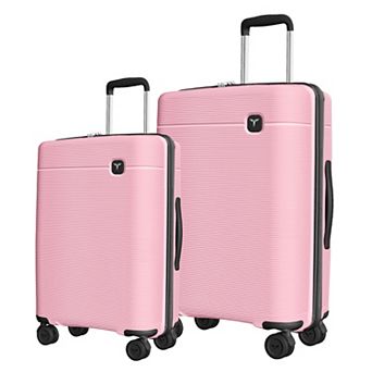 Sonkuki 2 pc Luggage Set (20" Carry-on / 28" Checked Luggage) Lightweight Hardside Suitcase