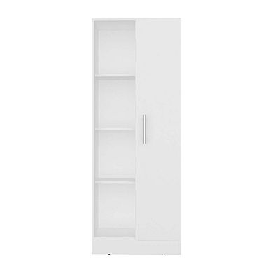Flovilla Multistorage Cabinet with Shelves And Door for Storage, White