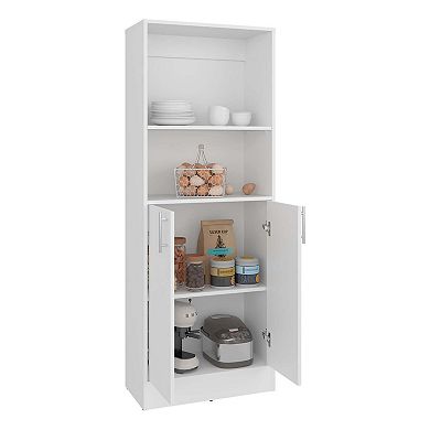Griffin Multi-storage Cabinet with 5 Compartments, and 2 Doors, White