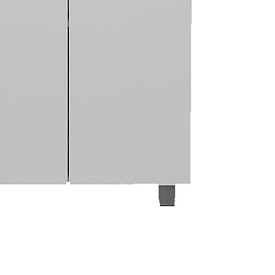 Pantry Cabinet with Five Interior Shelves, White