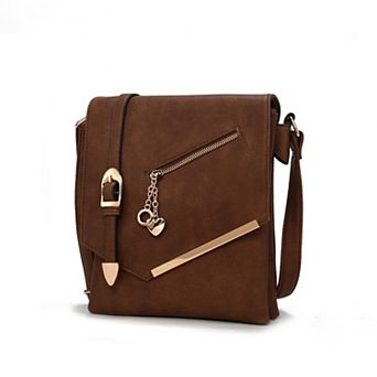 MKF Collection Jasmine Multi-Pocket Crossbody Bag
