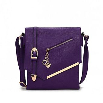 MKF Collection Jasmine Multi-Pocket Crossbody Bag