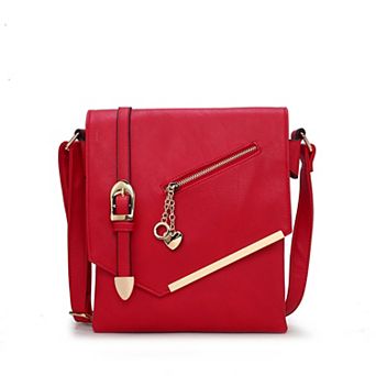 MKF Collection Jasmine Multi-Pocket Crossbody Bag
