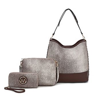 MKF Collection Wren Hobo Bag & Pouch With Wristlet Wallet