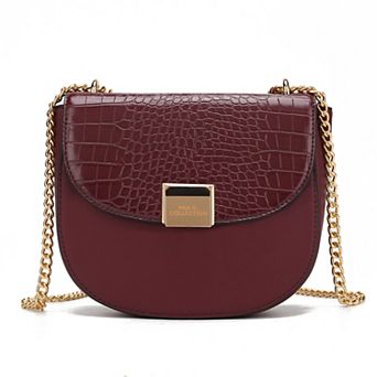 MKF Collection Brooklyn Croc-Embossed Shoulder Bag by Mia K