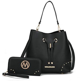 MKF Collection Callie Bucket Bag & Matching Wallet by Mia K