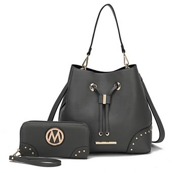 MKF Collection Callie Bucket Bag & Matching Wallet by Mia K