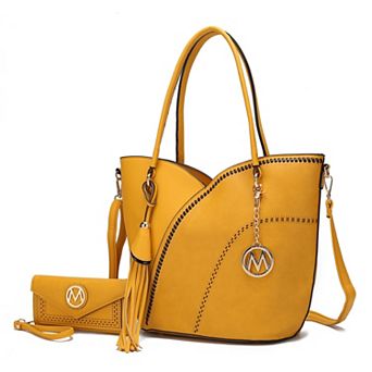 MKF Collection Imogene Whipstitch Shoulder Bag & Wallet by Mia K