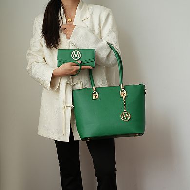 MKF Collection Vanessa Tote Bag & Wallet 2-Piece Set